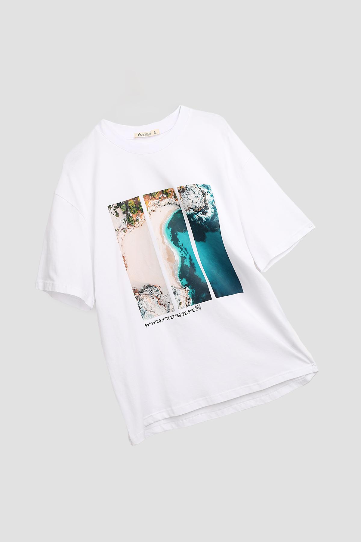 Футболка мужская ЦБ-00272014 с коротким рукавом р. 50 Белый (SKT001050297)