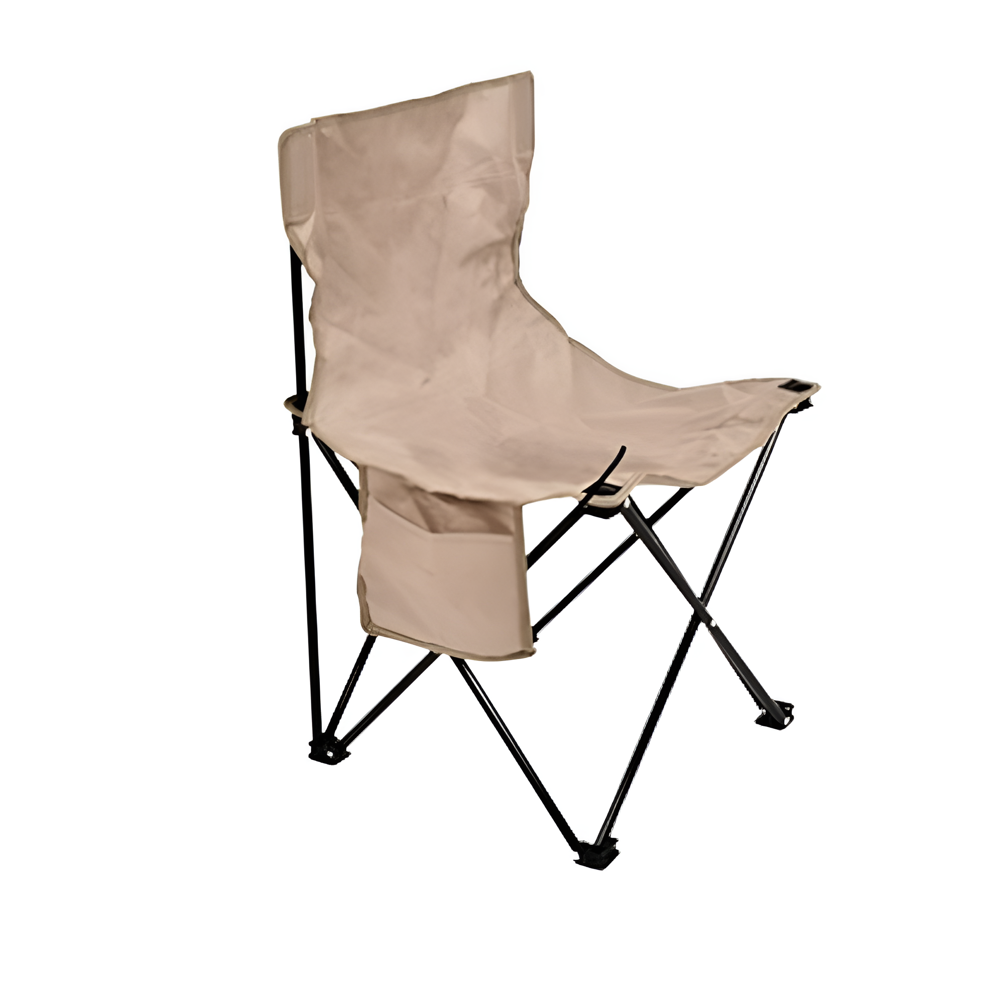 Складаний стілець туристичний для відпочинку Stenson MH-3069L-1 Павук з чохлом 45x45x70 см Бежевий (627619)