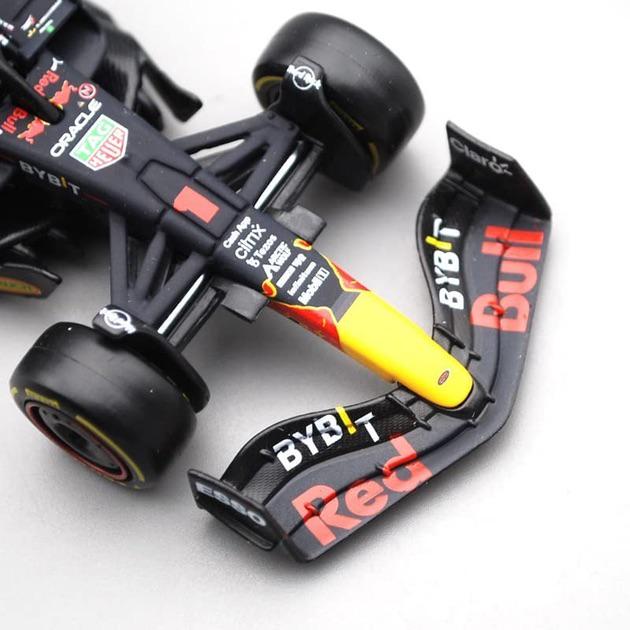 Коллекционная модель Bburago F1 Red Bull Racing RB19 из металла (масштаб 1:43) в прозрачном боксе - фото 2