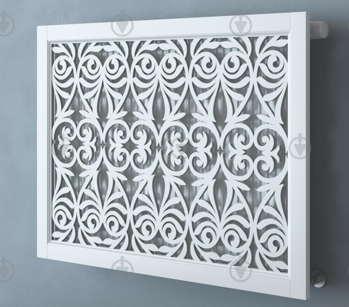 Экран-решетка декоративная на батарею отопления R4-F120 Белый (25018093)