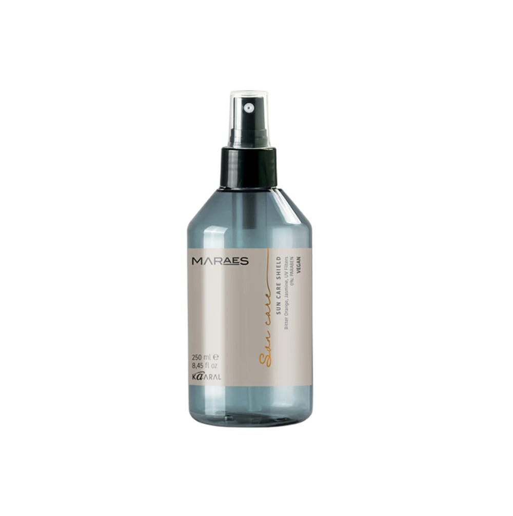 Спрей сонцезахисний незвимний для волосся Kaaral Maraes Sun Care Shield Bifasico Spray 250 мл Спрей сонцезахисний незвимний для волосся Kaaral Maraes Sun Care Shield Bifasico Spray 250 мл