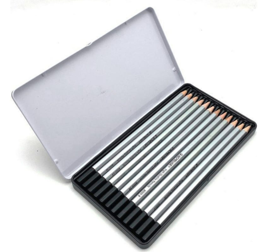 Набір чорнографітних олівців Acmeliae 12 шт. 2H-8В - фото 3 Набір чорнографітних олівців Acmeliae 12 шт. 2H-8В - фото 3