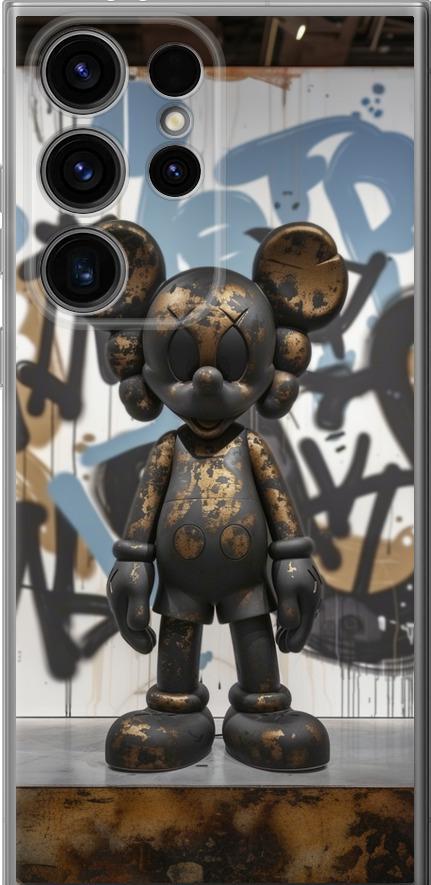 Чехол на Samsung Galaxy S24 Ultra Bronze kaws v2 (6098u-3389-42517)