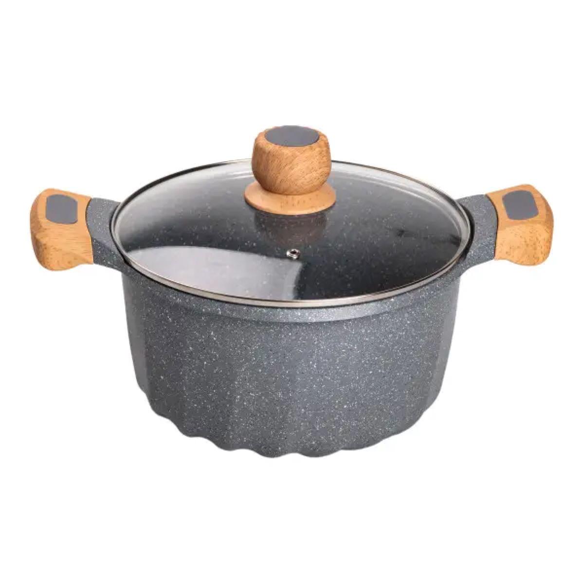 Набор посуды MGC кастрюли алюминиевые толстодонные с лопаткой и половником Серый (5135) - фото 9 Набор посуды MGC кастрюли алюминиевые толстодонные с лопаткой и половником Серый (5135) - фото 9