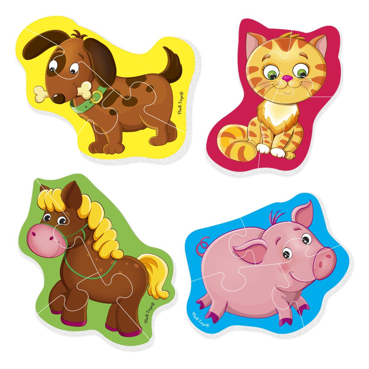 Пазли бебі Vladi Toys Малюшки. Ферма 4 шт. українською (VT1106-87)! - фото 2 Пазли бебі Vladi Toys Малюшки. Ферма 4 шт. українською (VT1106-87)! - фото 2