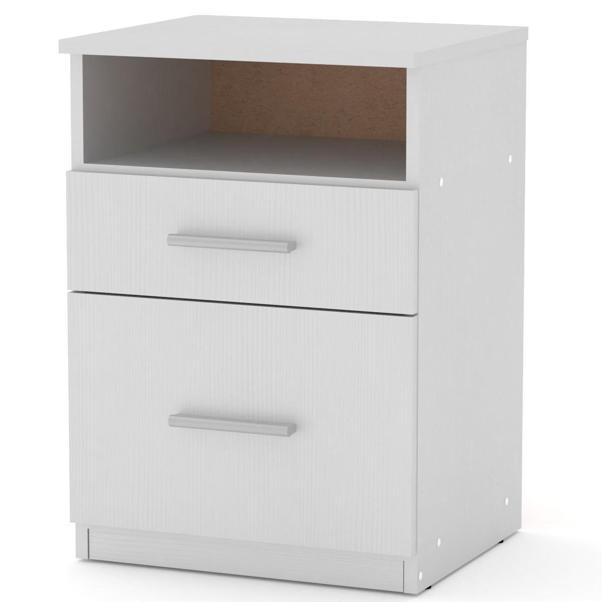 Тумба прикроватная МеблиКо ПКТ-4 44х38х62 см Альба/Белый (k-2404-6) Тумба прикроватная МеблиКо ПКТ-4 44х38х62 см Альба/Белый (k-2404-6)