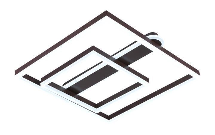 LED-люстра потолочная Valeso V-QQD3161 BK 72W (28689597)