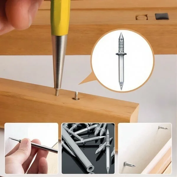 Гвозди для работы с деревом пластиком двусторонние ДСП 100 шт. (C00340-1) - фото 5 Гвозди для работы с деревом пластиком двусторонние ДСП 100 шт. (C00340-1) - фото 5