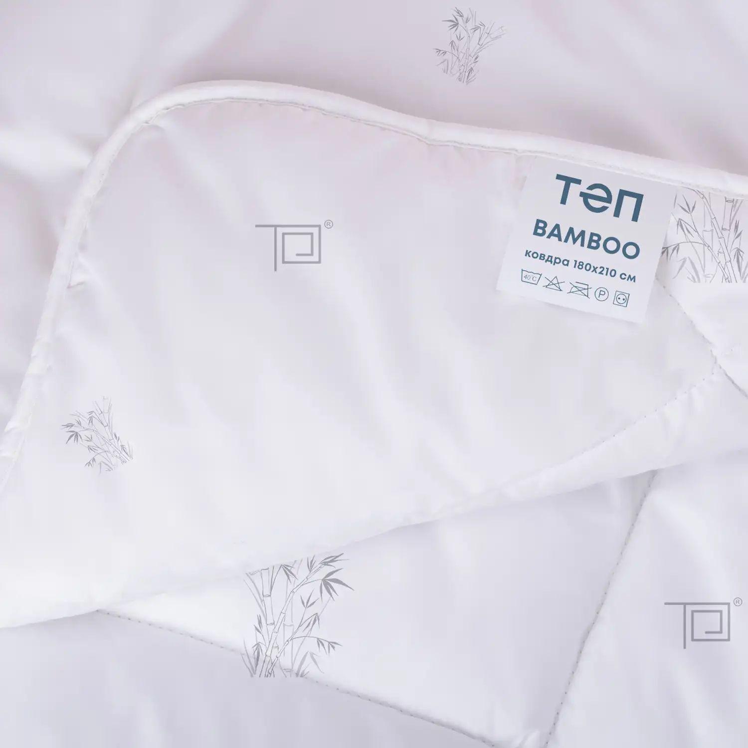 Одеяло всесезонное гипоаллергенное ТЭП с бамбуковым волокном 350 г/кв. м двуспальная 180x210 см Белый (11860180210) - фото 3 Одеяло всесезонное гипоаллергенное ТЭП с бамбуковым волокном 350 г/кв. м двуспальная 180x210 см Белый (11860180210) - фото 3