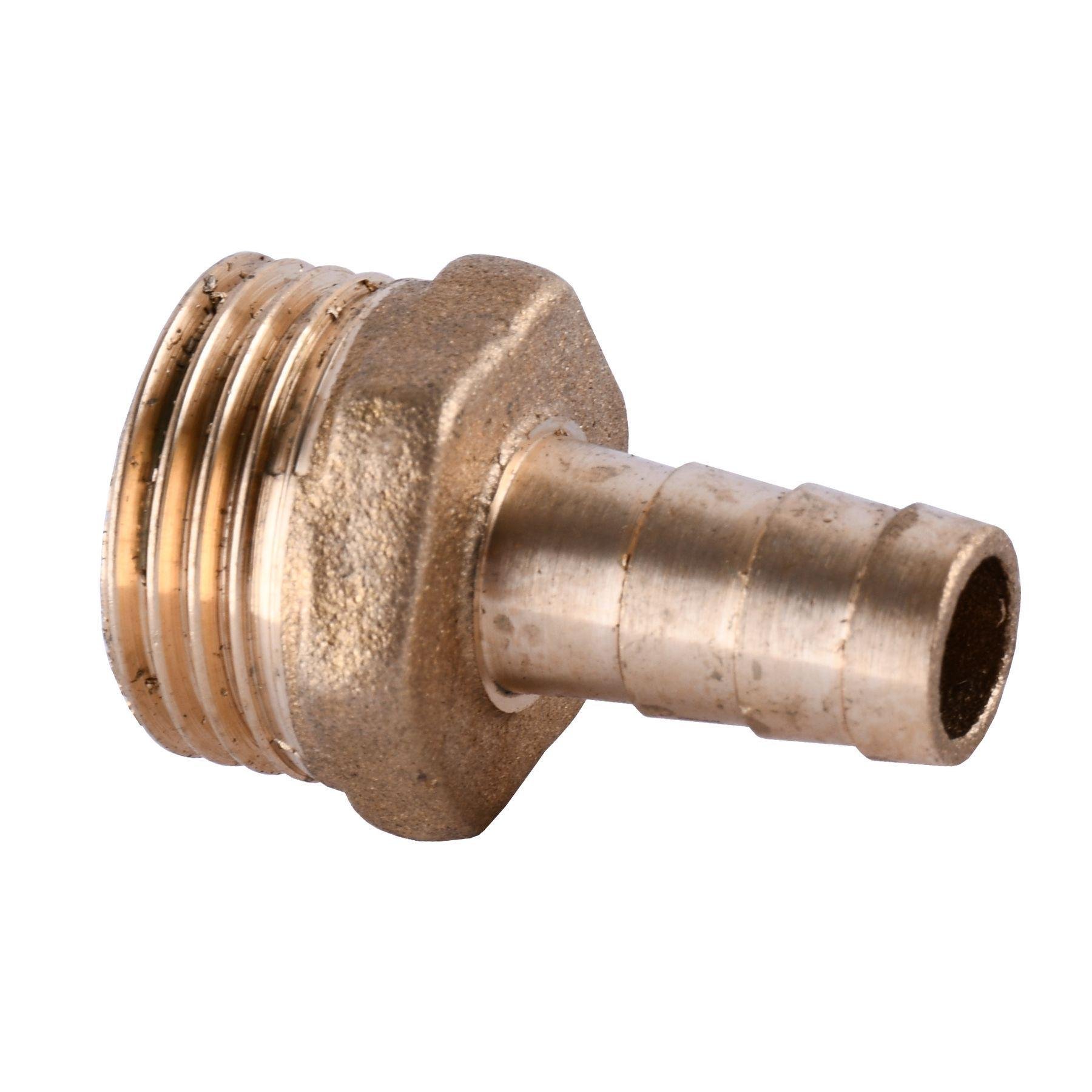 Штуцер латунный 1/2 ЗРх10мм - фото 3 Штуцер латунный 1/2 ЗРх10мм - фото 3