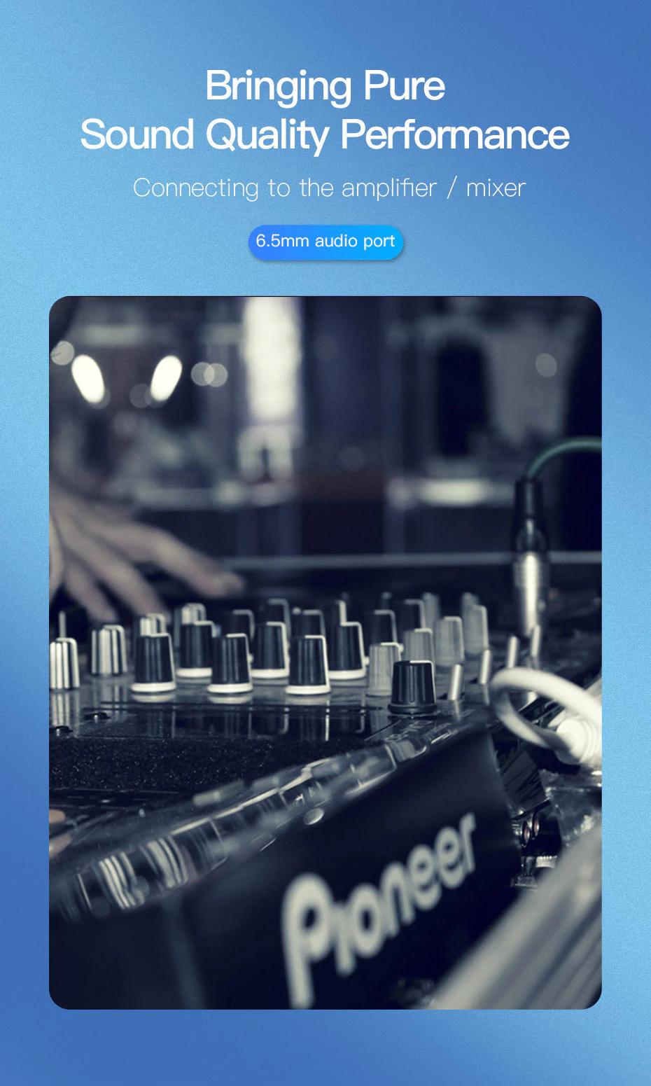 Кабель Vention 6.5 мм Jack-6.5 мм Jack HiFi стерео 6.35 мм AUX TS 10 м Чорний (BAABL) - фото 14 Кабель Vention 6.5 мм Jack-6.5 мм Jack HiFi стерео 6.35 мм AUX TS 10 м Чорний (BAABL) - фото 14