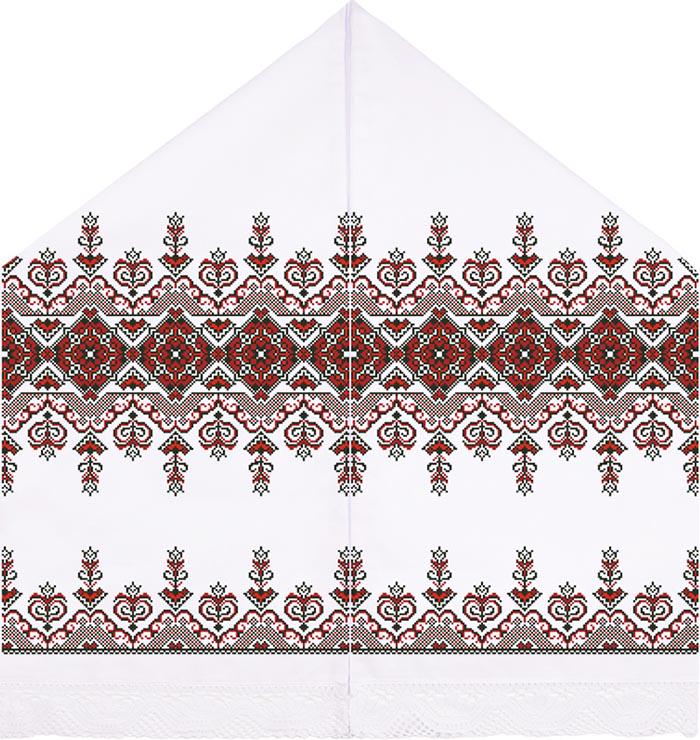 Схема полотенце под каравай для вышивки бисером и нитками на домашнем полотне (ТР486дн4599)