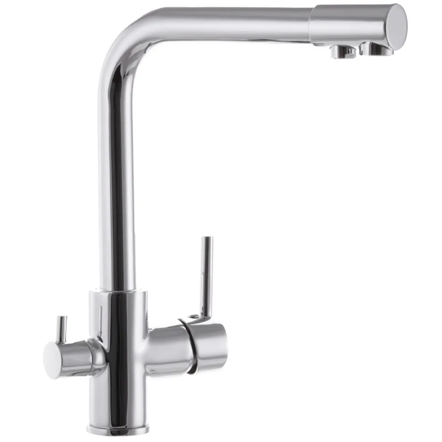 Смеситель для кухни с выходом для питьевой воды Zerix LR4055-3 Chrome (ZX2723) Смеситель для кухни с выходом для питьевой воды Zerix LR4055-3 Chrome (ZX2723)
