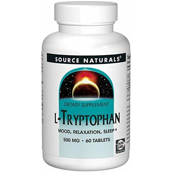 Триптофан Source Naturals L-Tryptophan with Coenzyme B-6 500 мг 60 табл. (000005042)