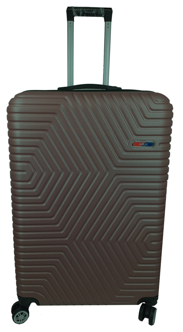 Чемодан пластиковый GD Polo ABS 115 л 76x48x32 см Коричневый