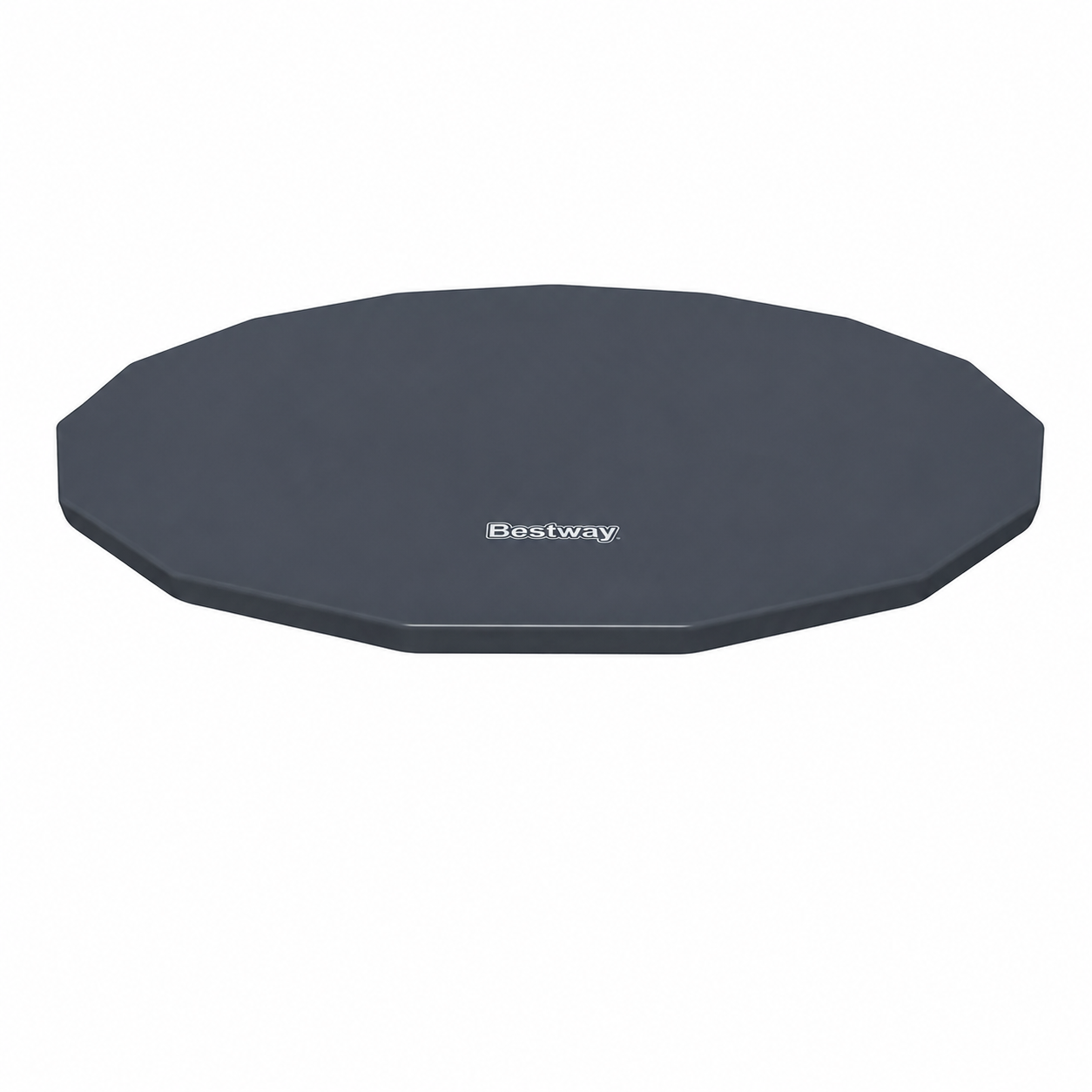 Тент-накриття Bestway Flowclear Ø 482 см для круглих каркасних басейнів Ø 457 см ПВХ Темно-синій (3126039524)