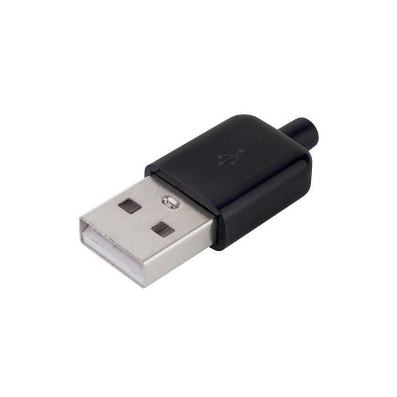 Штекер USB A на кабель (A150042) Штекер USB A на кабель (A150042)