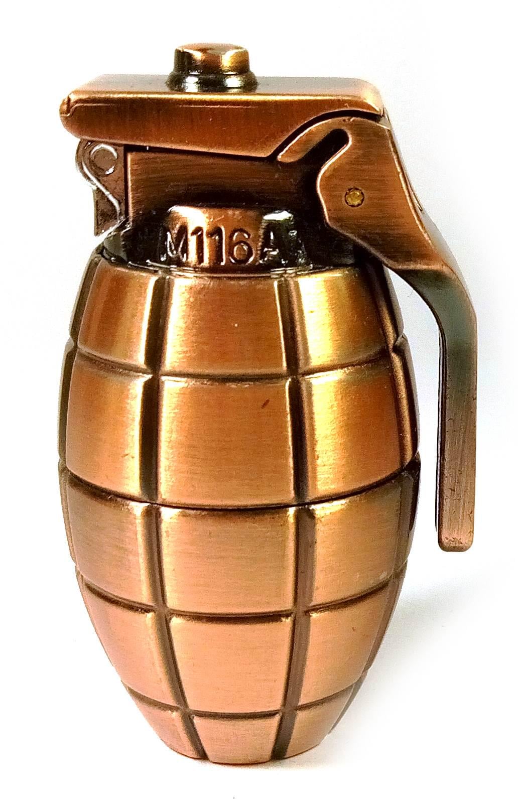 Зажигалка газовая Граната Медь (32161648)