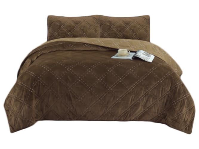 Покрывало Soho 220x240 см Velvet Vip Romb Latte (MLM-A120124)