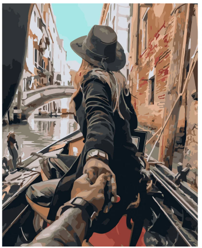 Картина по номерам Strateg Follow me 2 30х40 см (SS-6611)