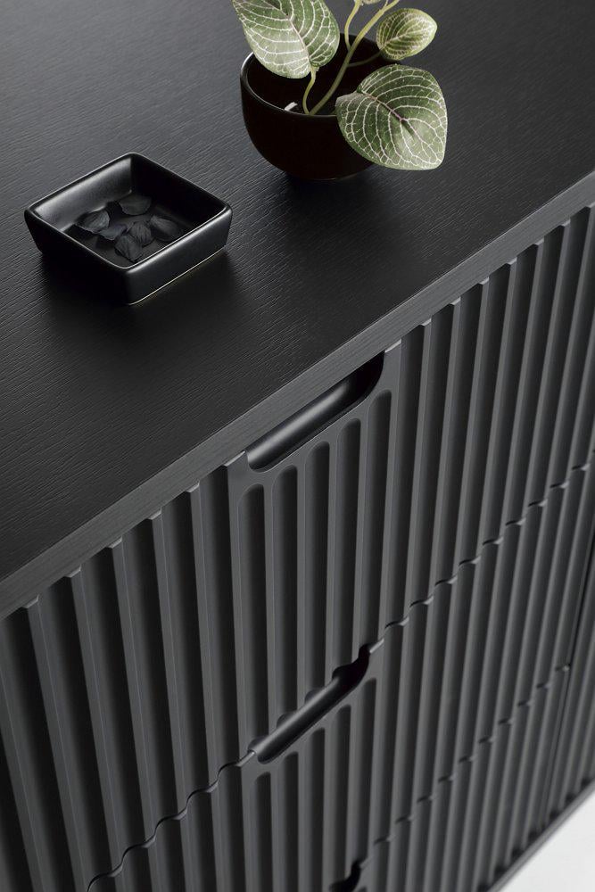 Стол туалетный Perfect Home Zova T103 с 2 ящиками и черными ножками Черный (PFH-091374) - фото 6 Стол туалетный Perfect Home Zova T103 с 2 ящиками и черными ножками Черный (PFH-091374) - фото 6