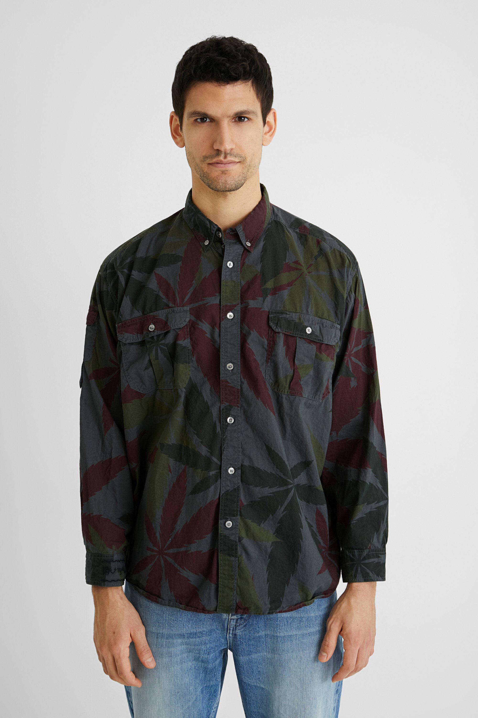 Рубашка мужская Desigual 21wmcw41 M Серый