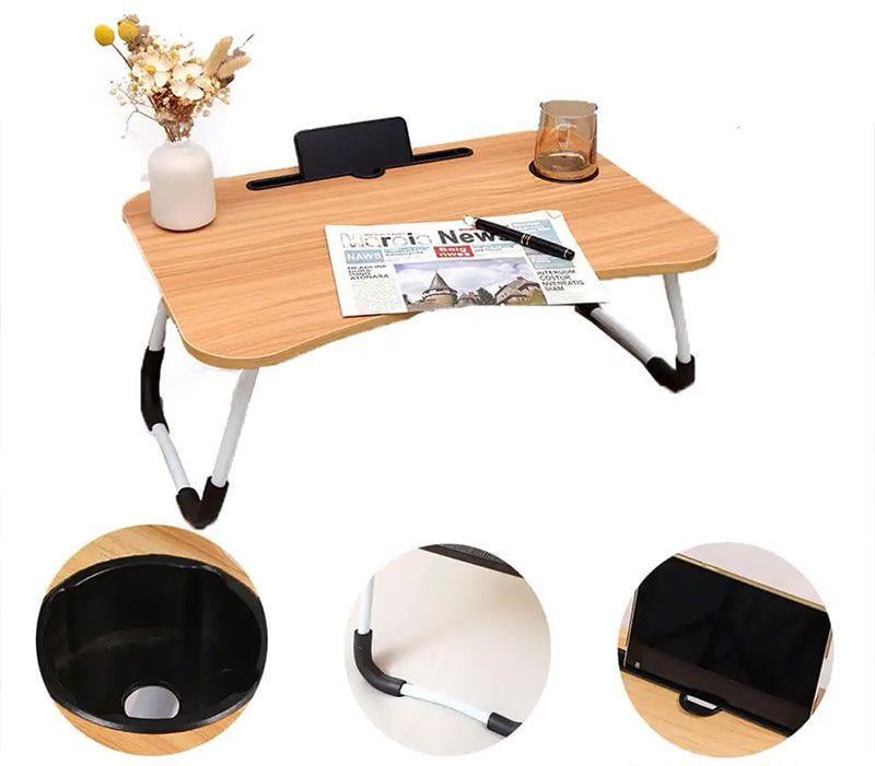 Столик для ноутбука раскладной компактный 40х60 см UFT T36-1 Дерево (25686662) - фото 7 Столик для ноутбука раскладной компактный 40х60 см UFT T36-1 Дерево (25686662) - фото 7