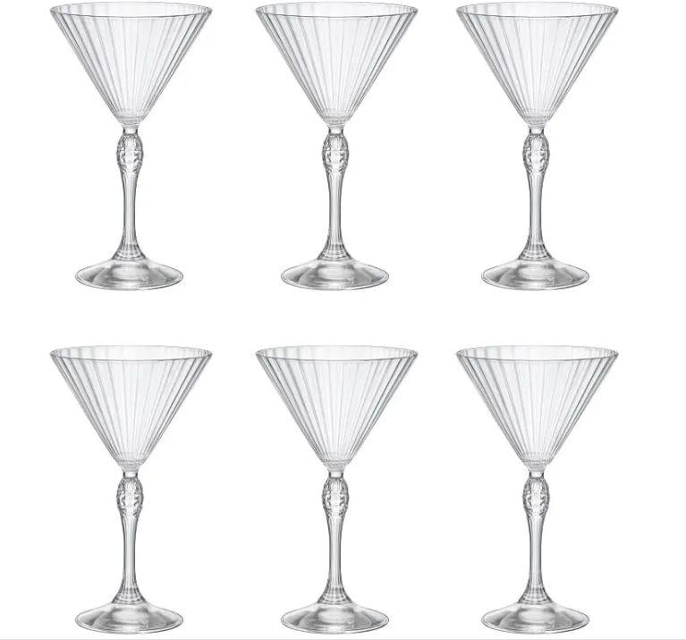 Набір келихів для мартіні Bormioli Rocco America'20s 250 мл 6 шт. (122142BB9021990) - фото 1