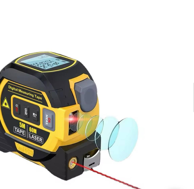Далекомір-рулетка і лазерний нівелір з дисплеєм 40 м/5 м - фото 4