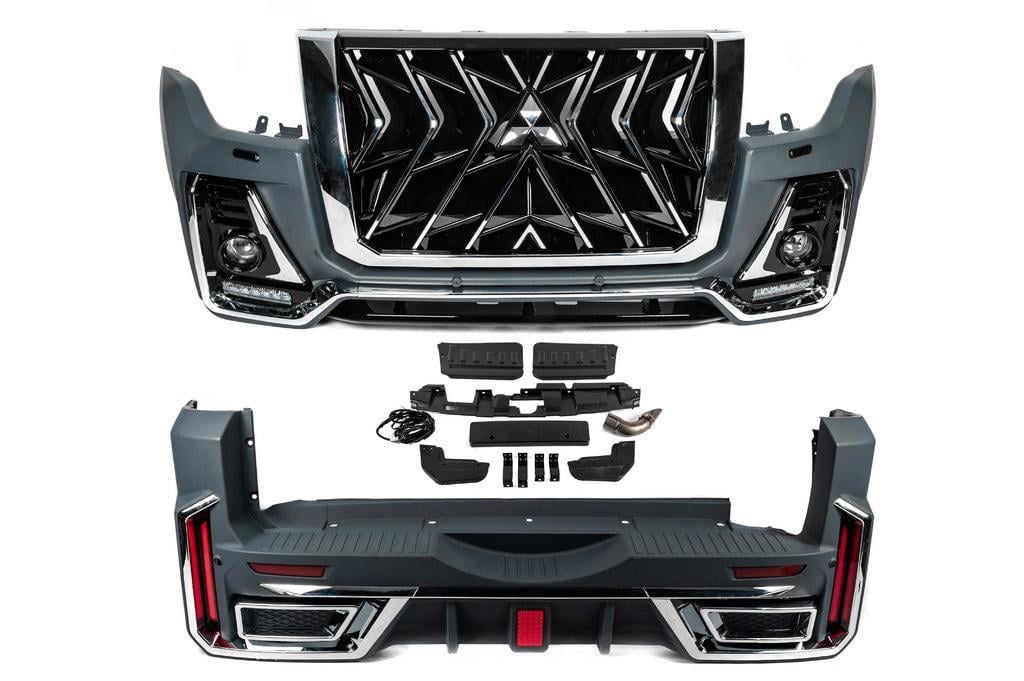 Комплект обвесов Black Hawk GBT для Mitsubishi Pajero Wagon IV abs-пластик Под покраску