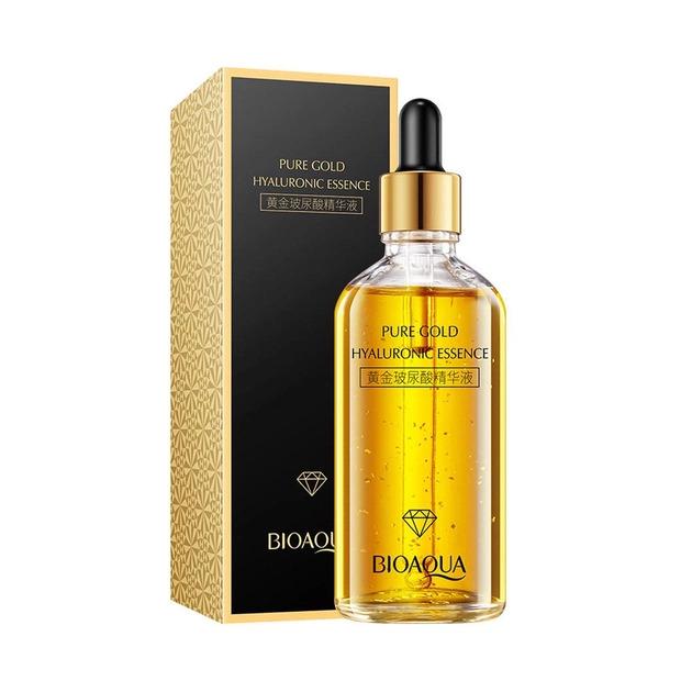 ᐉ Сироватка для обличчя Bioaqua 24k Gold Hyaluronic Acid з гіалуроновою ...