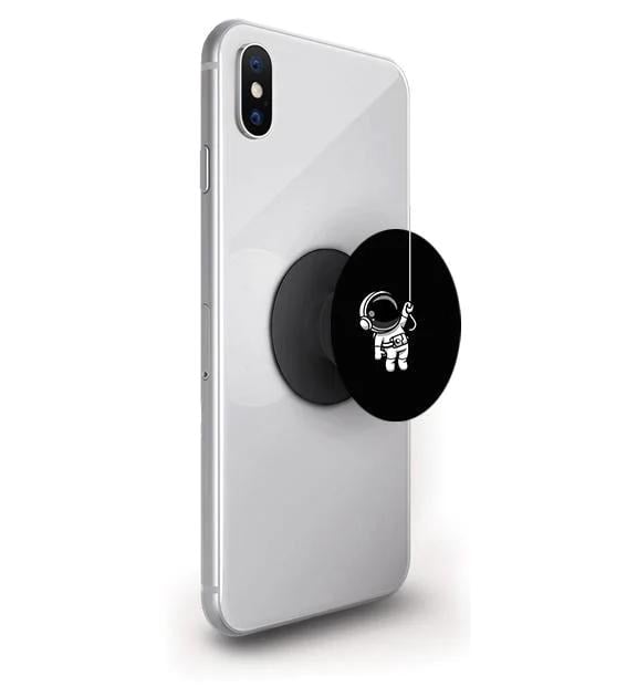 Попсокет для телефону PopSockets Космонавт Чорний (pop245)