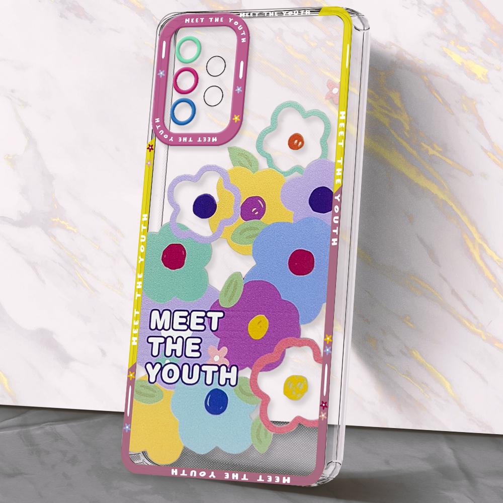 Прозорий захисний чохол AngelEyes для Samsung Galaxy A32 A325 Meet The Youth (30078)