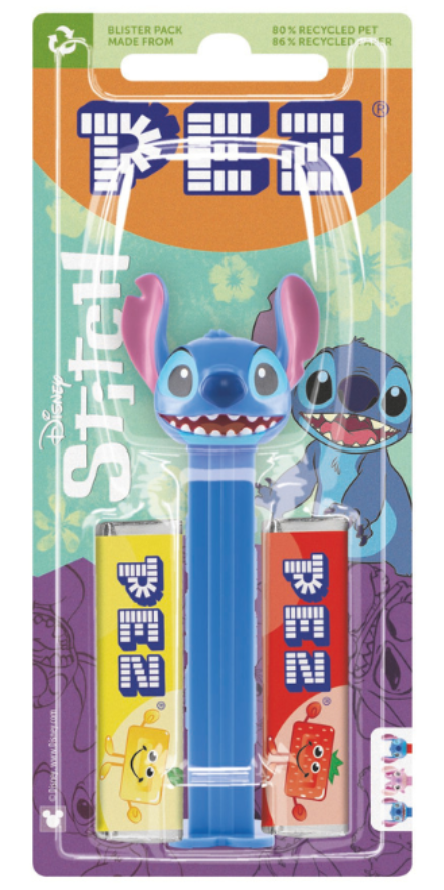 Диспенсер с конфетами Pez Lilo and Stitch Стич 17 г (2560036456)