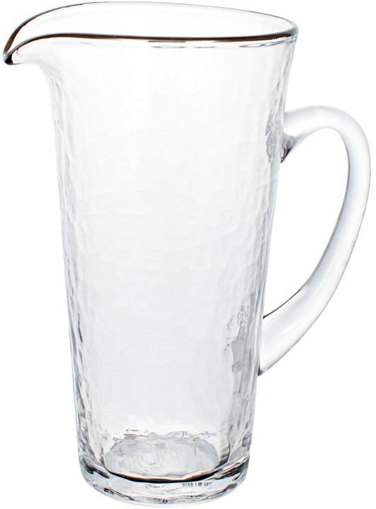 Кувшин Donna 1500 мл стеклянный c серебряным кантом (BD-579-244)