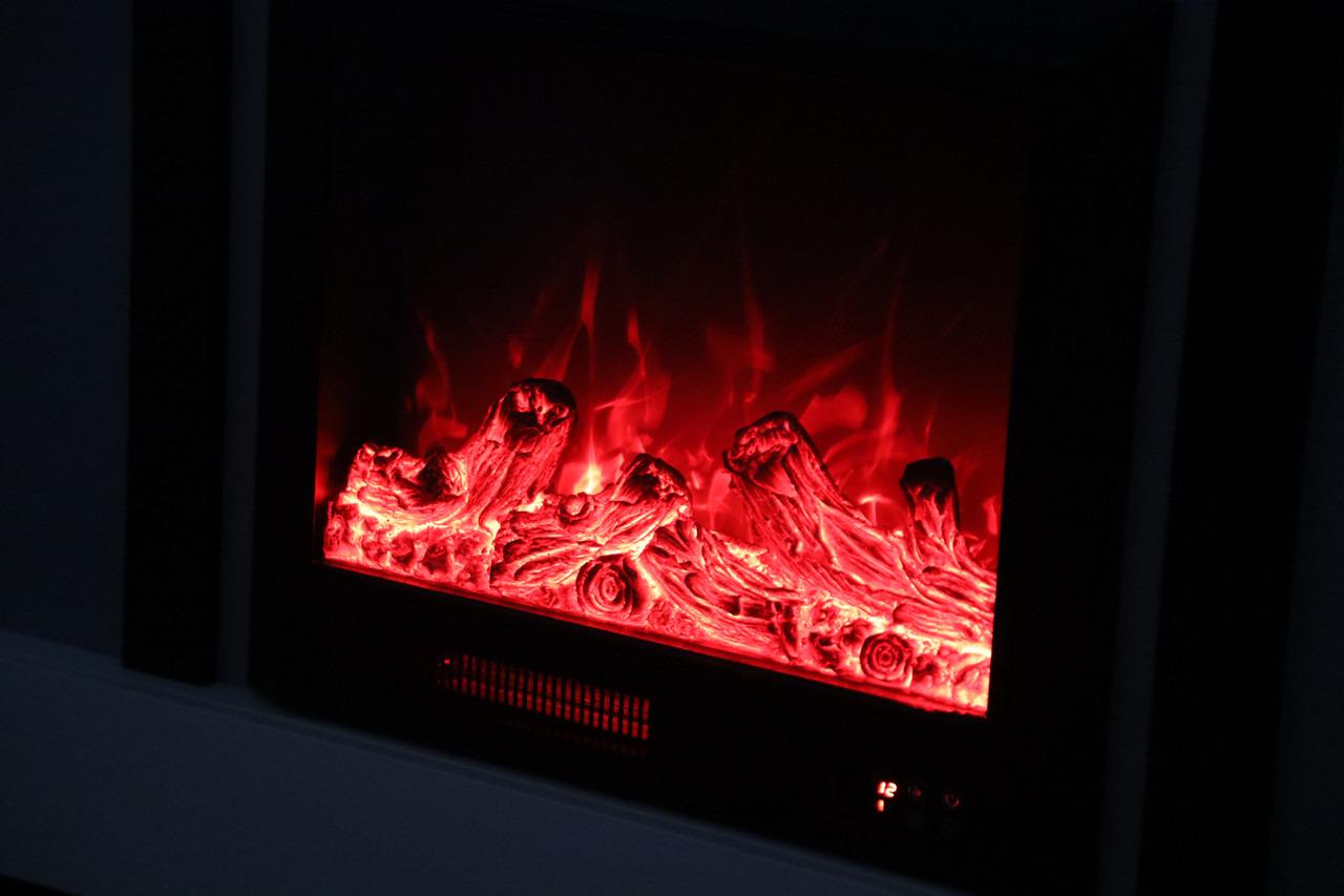 Камін електричний Elizabet Gold Bluetooth звук потріскування дров 1500 Вт (10080126) - фото 8