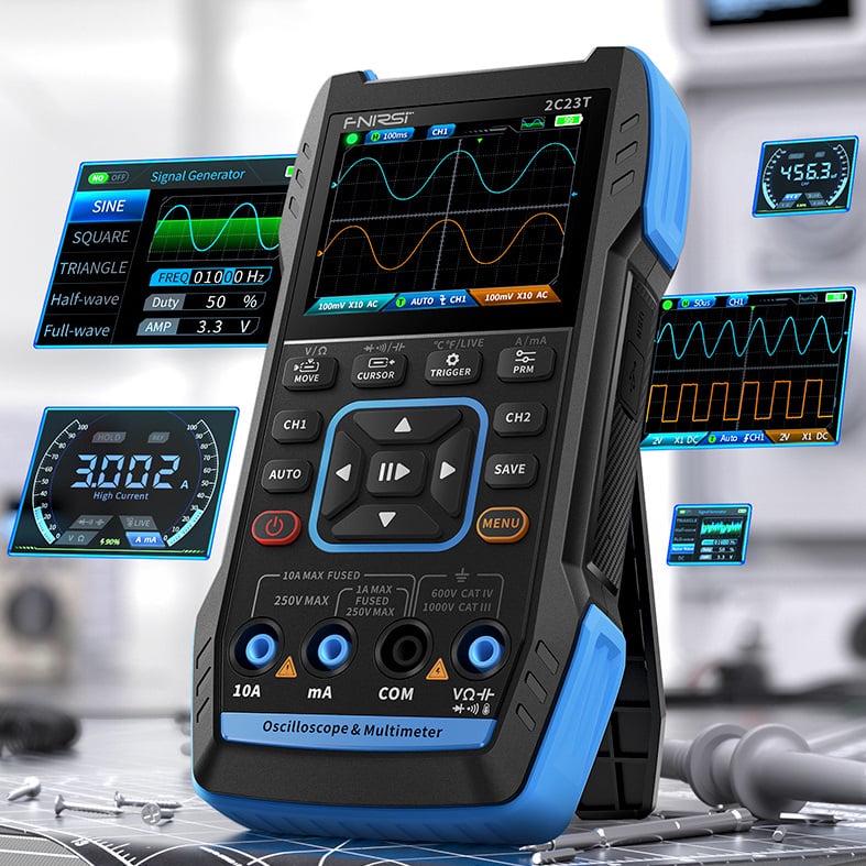 Мультиметр Fnirsi 2С23T MAX цифровой осциллограф (15348803) - фото 7