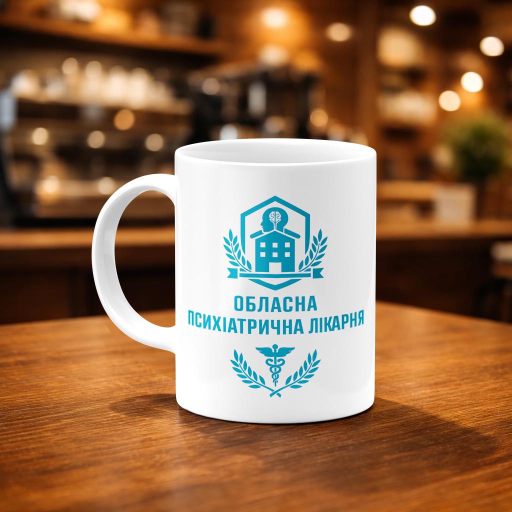 Чашка с приколом Областная психиатрическая больница 330 мл Хамелион