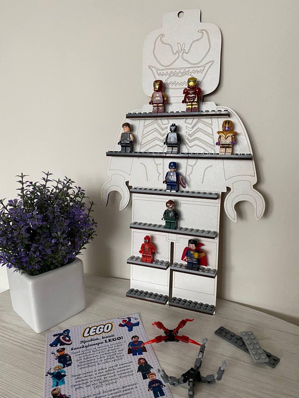 Полочка для фигурок Wooden House Venom 25х43 см (01119V)