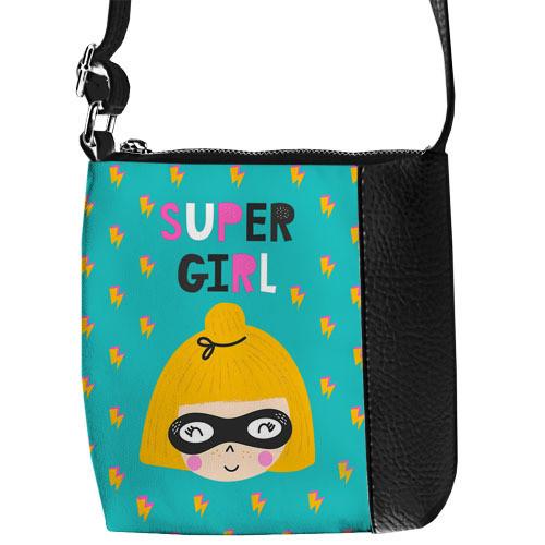 Сумка дитяча Presentville Little prince/princess "Super girl" (PSD_20M002_BL)