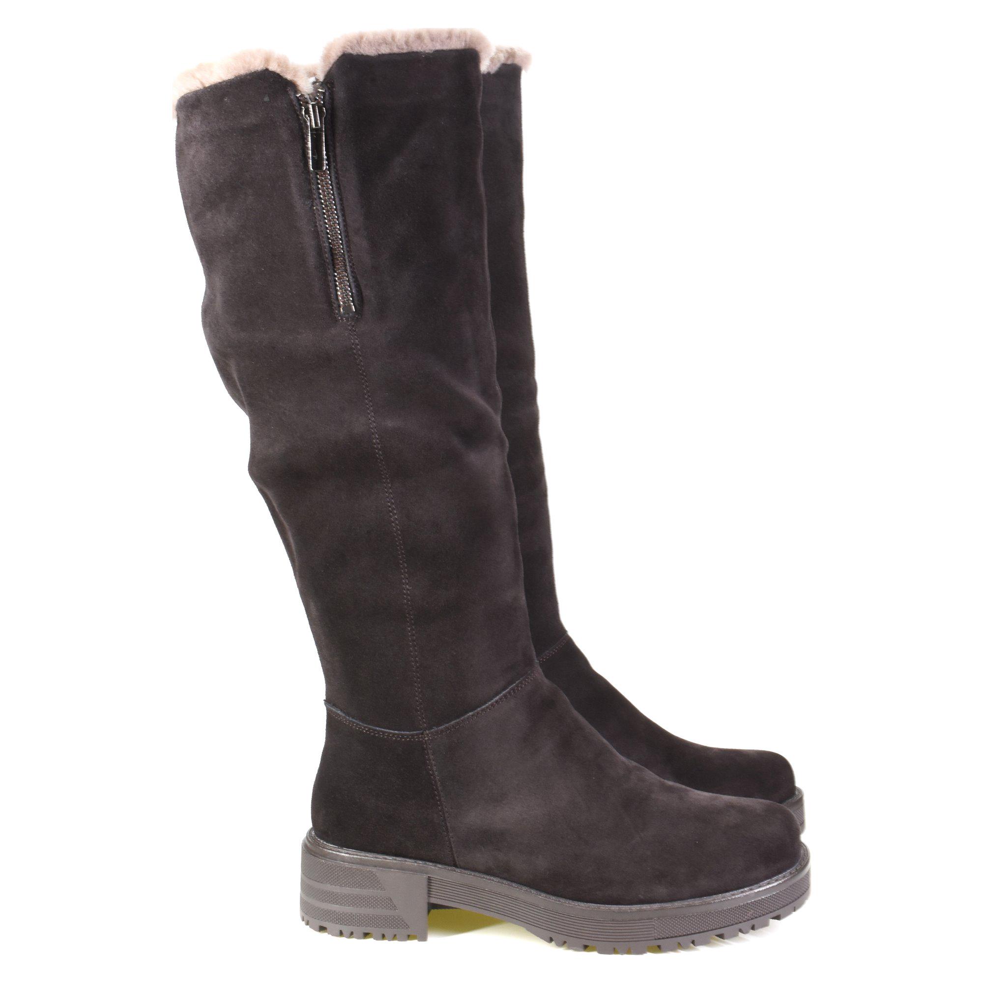 Чоботи жіночі зимові Baden р. 37 Темно-коричневий (013123-37) - фото 4