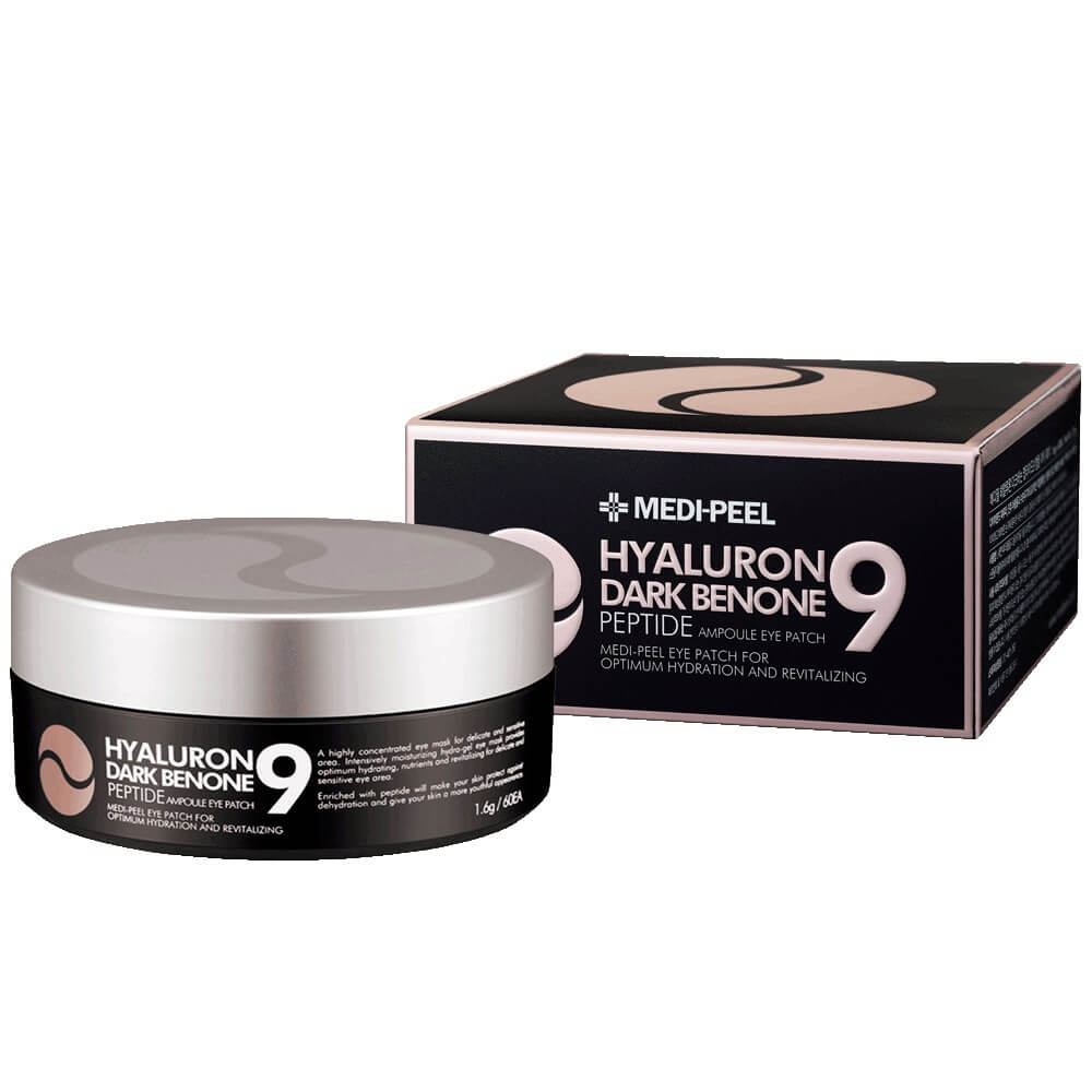 Патчі освітлюючі з пептидами Medi-Peel Hyaluron Dark Benone Peptide 9 Ampoule Eye Patch 60 ea (8809409343655)
