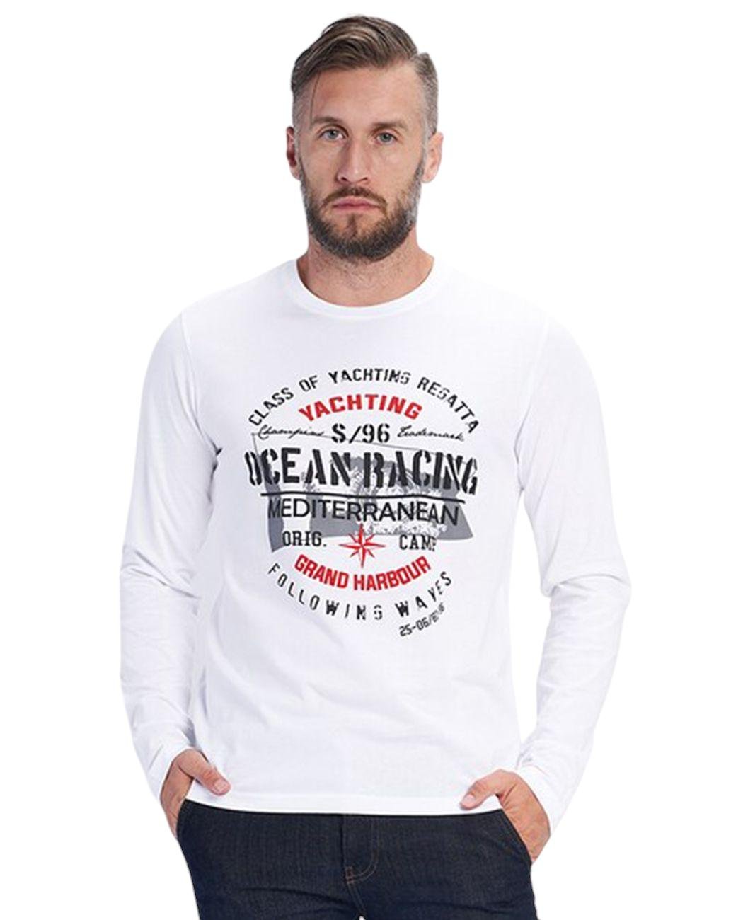 Лонгслів чоловічий Timeout 10172908.101 XXL Білий (8591443312604)