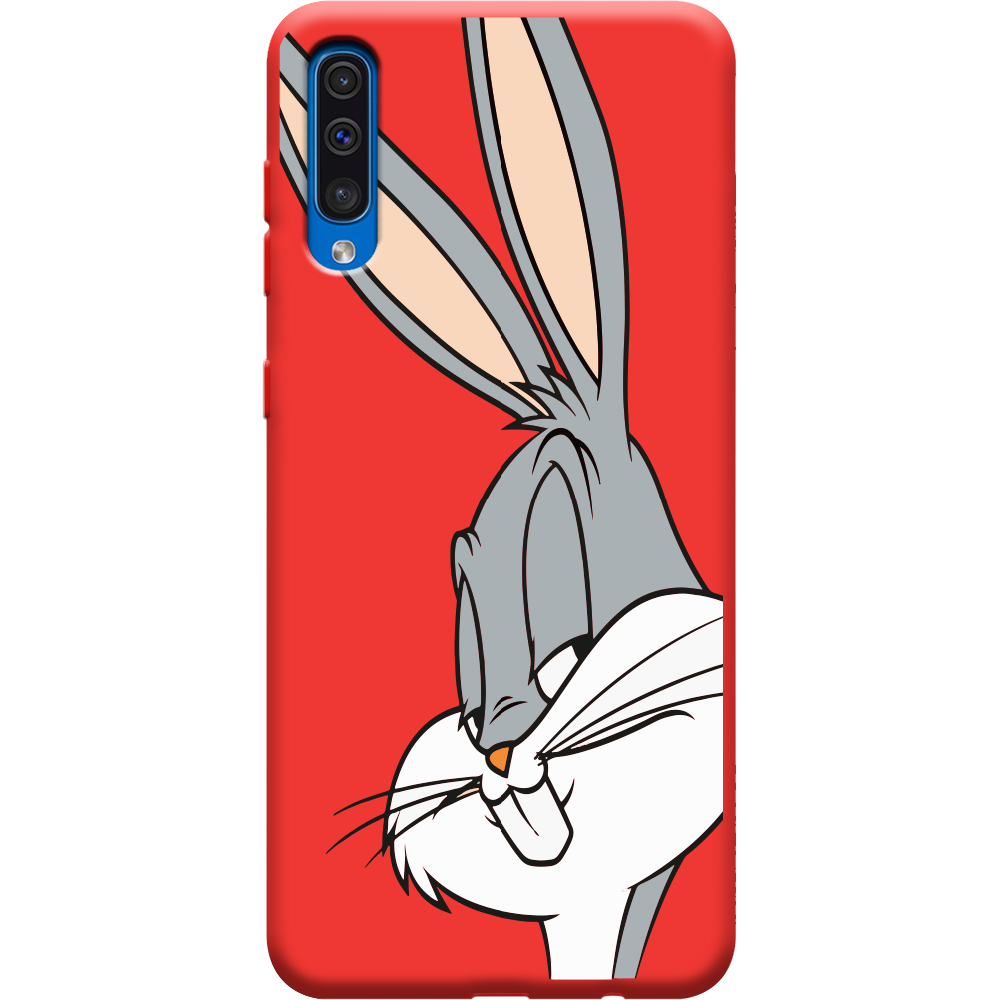 Чехол Boxface Samsung A505 Galaxy A50 Lucky Rabbit Красный силикон (36417-bk81-37013)