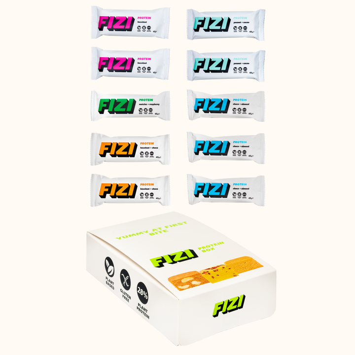 Батончики протеиновые Fizi микс 45 г 10 шт. (2512034953)
