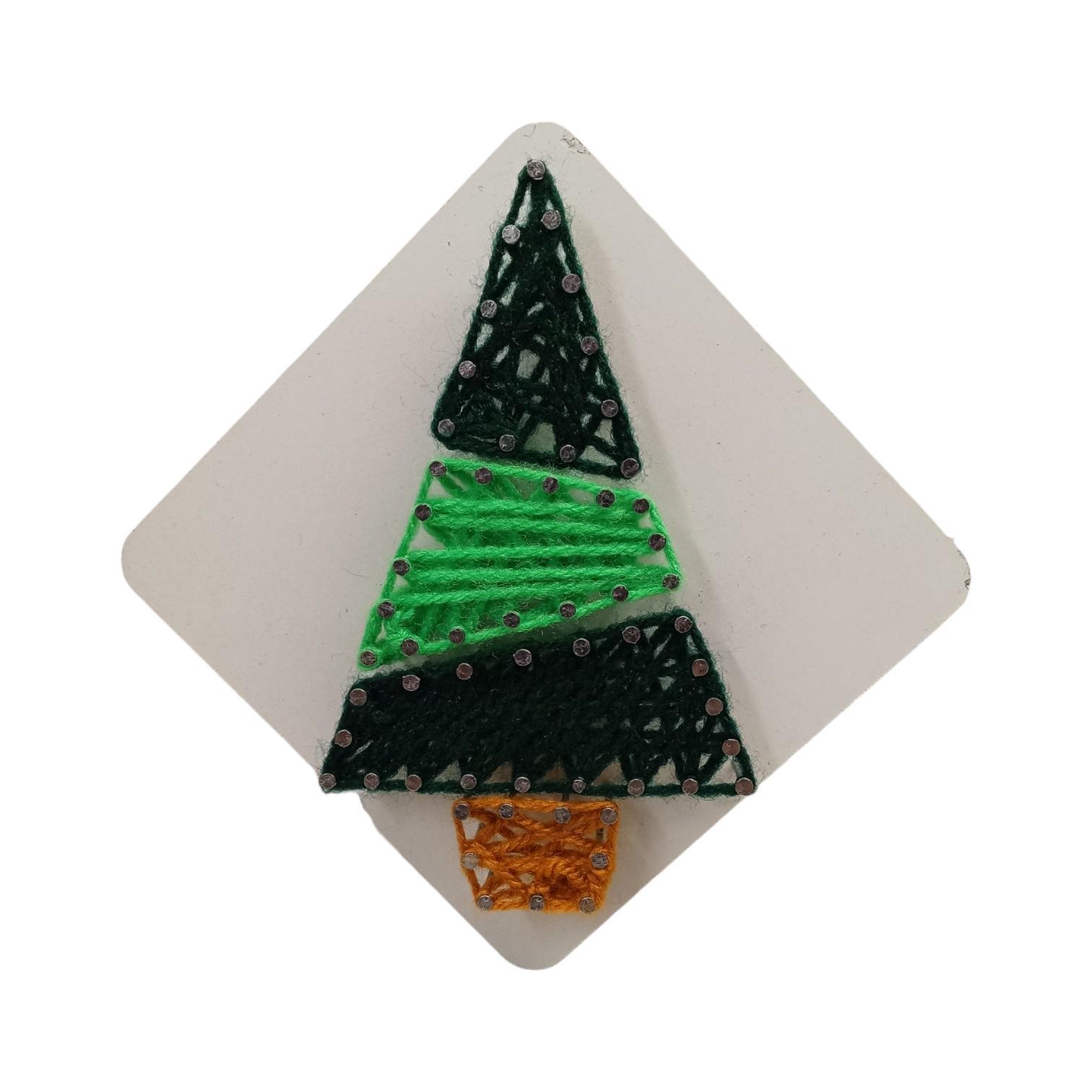 Набір для творчості стринг-арт Ялинка 100х100 мм (30728014)