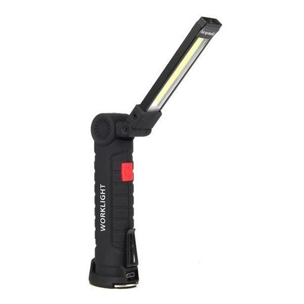 Фонарь универсальный раскладной на подставке W51-SMD-COB аккумуляторный micro-USB Черный