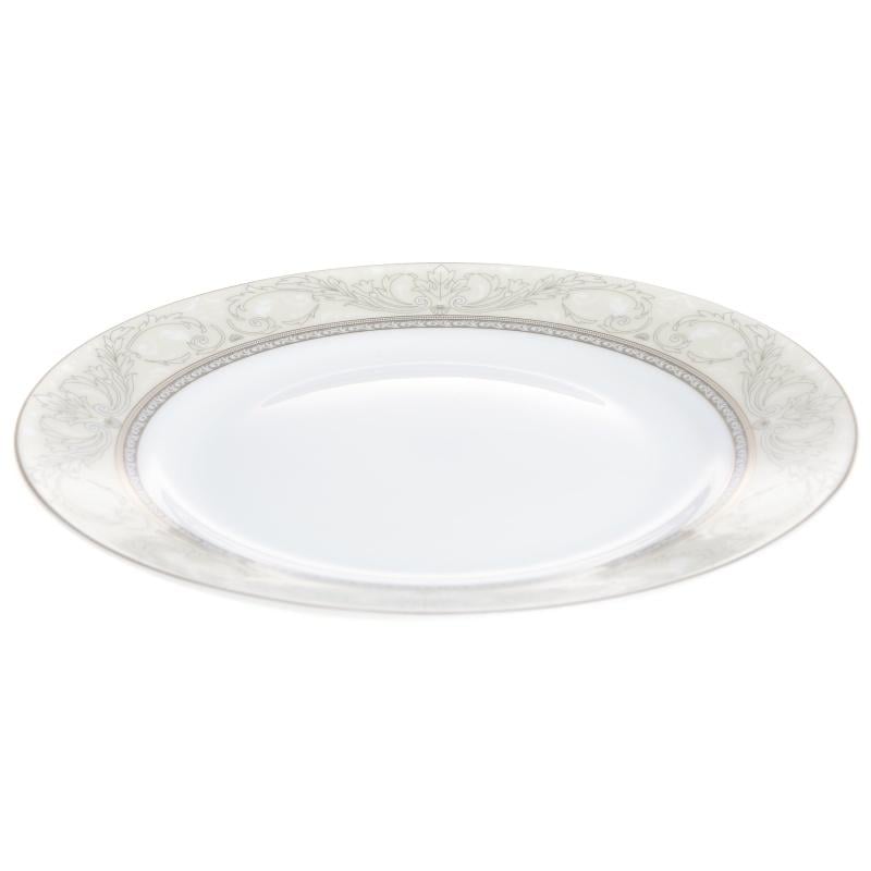 Тарілка кругла Lora NP106 кістяна порцеляна Білий (73-047)