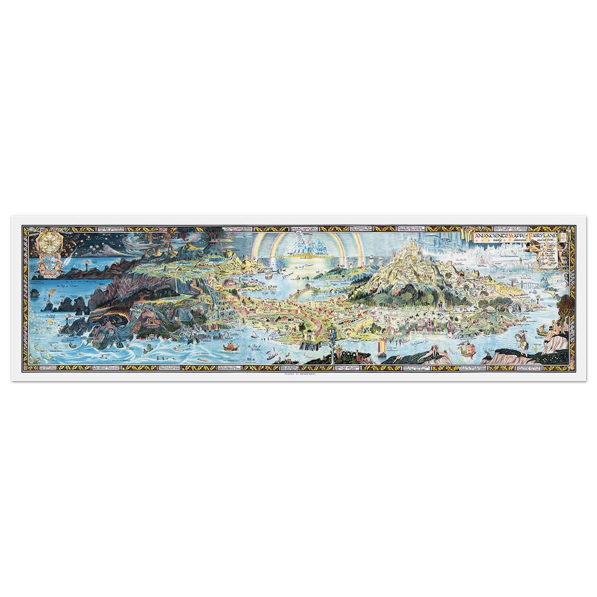 Карта сказочная Великая Британия 1918 160x46 см (0054) Карта сказочная Великая Британия 1918 160x46 см (0054)