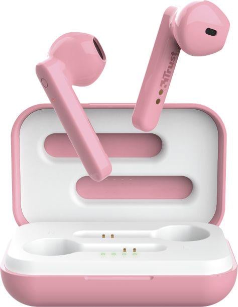 Навушники TWS Trust Primo Touch True Wireless Mic Pink (23782)